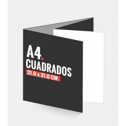 Cuadripticos Cuadrados A4