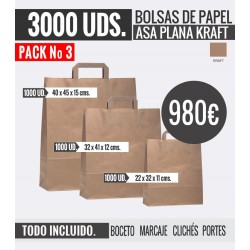 Oferta Bolsas - Pack 3