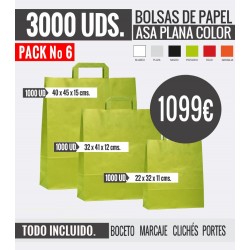 Oferta Bolsas - Pack 6