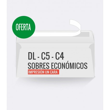 Sobres impresos baratos