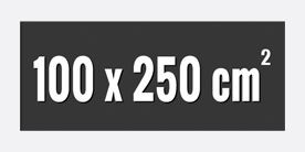 100 x 250 cm