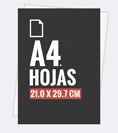 Hojas carta A4
